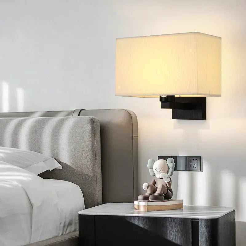 Afralia™ Modern Bedroom Bedside Lamp: American Living Room & Hotel Corridor Creative Lighting