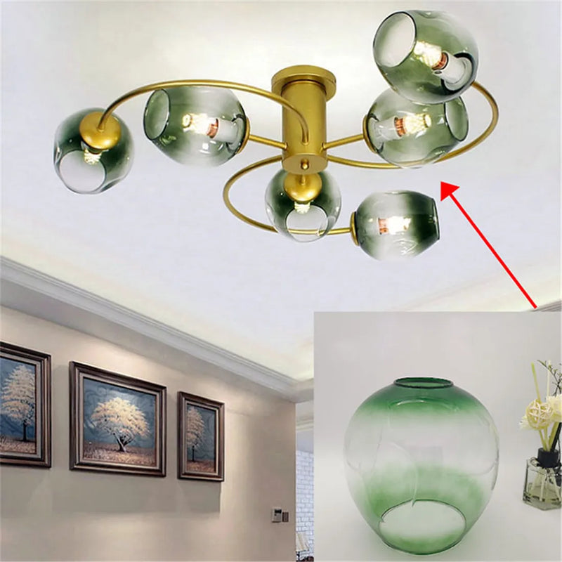 Afralia™ Glass Shade Replacement for DNA Magic Bean Lights | 4.5cm Fitter E27 Lamp Cover