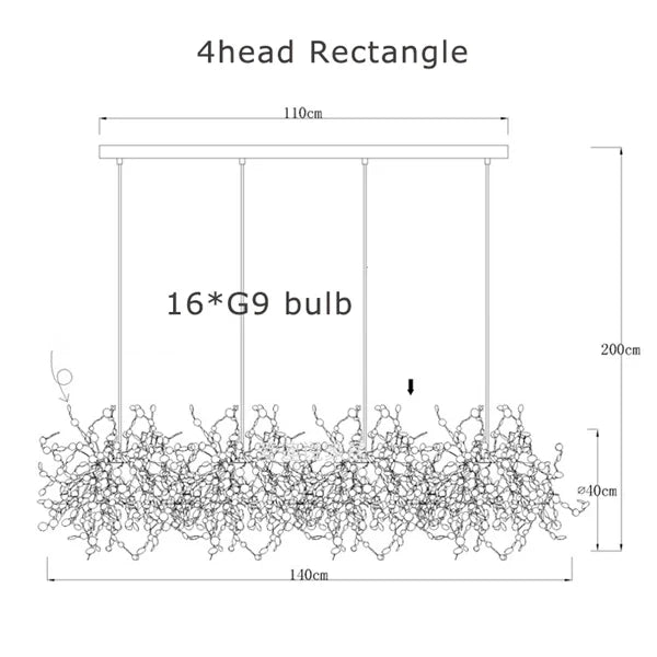 Afralia™ Chrome Leaf LED Chandelier for Elegant Indoor Lighting