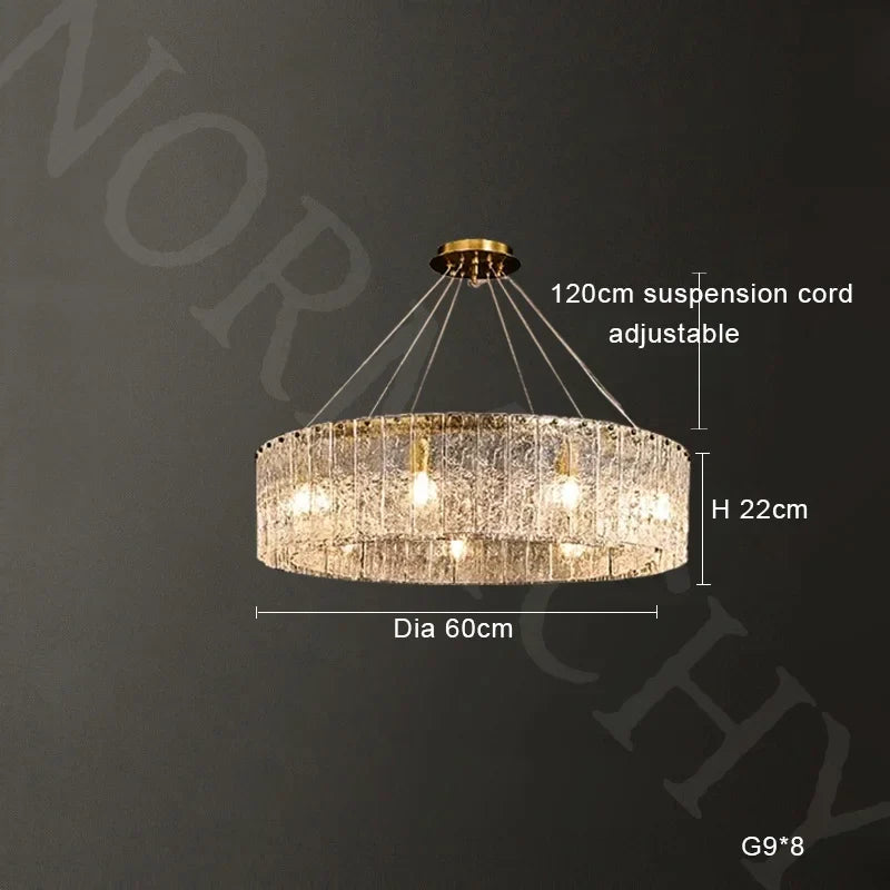 Afralia™ Modern Glass Pendant Light | Luxurious Home Decor & LED Lighting Fixture