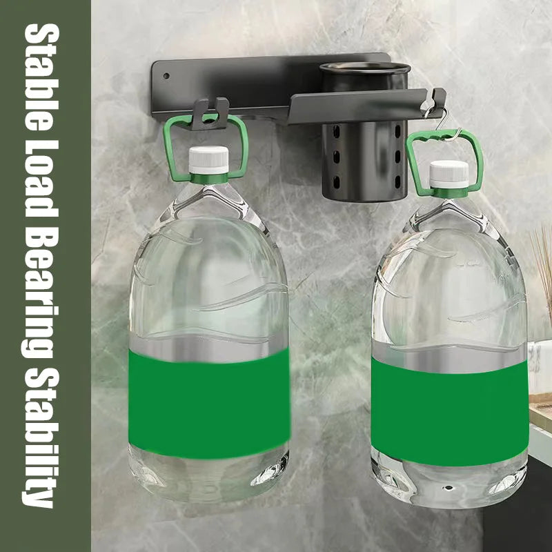 Afralia™ Hair Tool Organizer Rack Bathroom Shelves Blower Storage Shelf