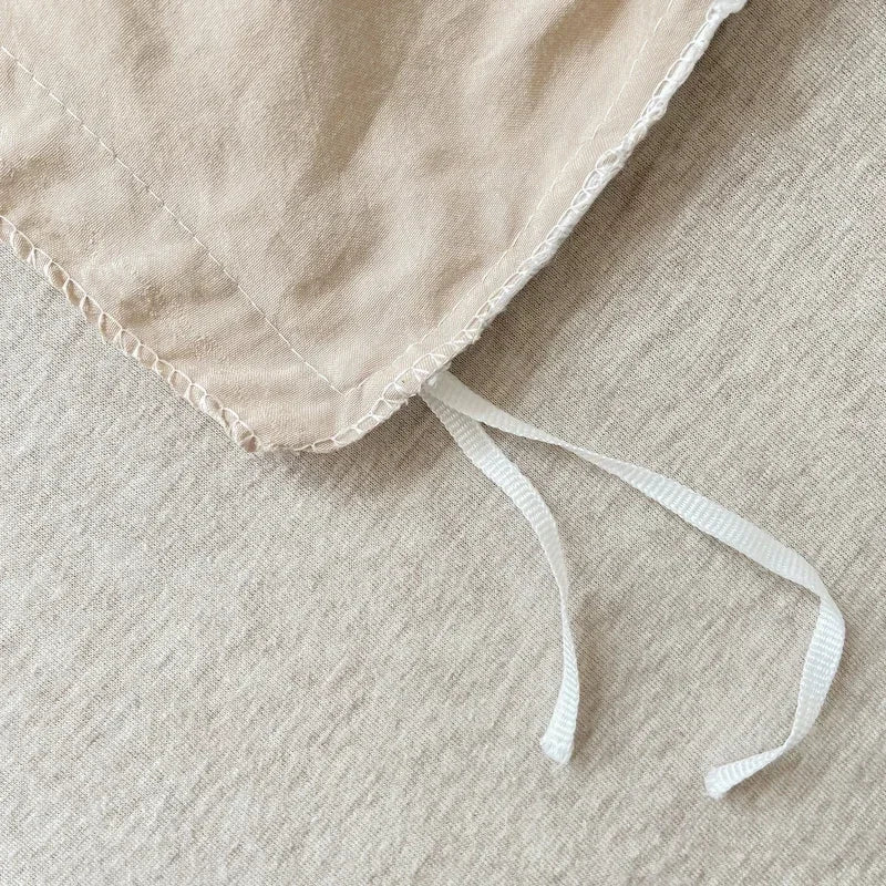 Afralia™ Japanese Style Check Duvet Cover Set - Soft Washed Quilt Cover & Pillowcase