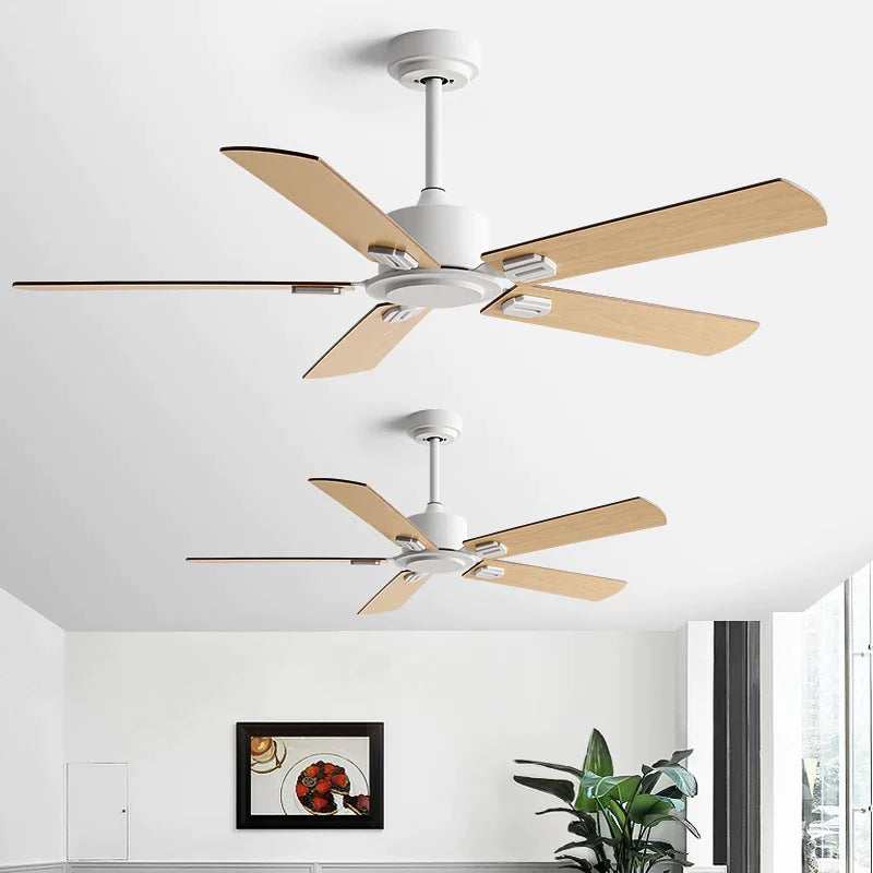 Afralia™ 56-Inch Black Industrial Style Ceiling Fan with Remote Control for Indoor Use