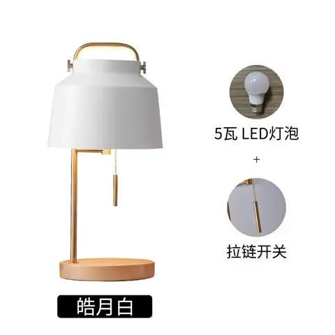 Afralia™ Nordic Macaron Table Lamp Modern Bedroom Bedside Light LED E27