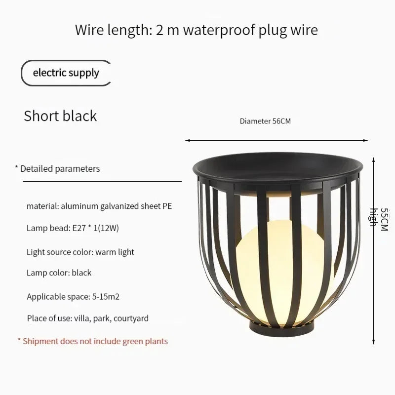 Afralia™ Solar Garden Floor Lights - Black Outdoor Lighting for Patio Courtyard Yard