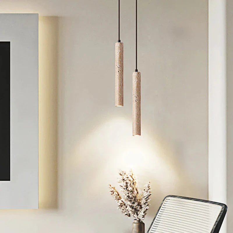 Afralia™ Natural Limestone Decorative Wall Lamp for Milk Wabi Aabi Restaurant Room