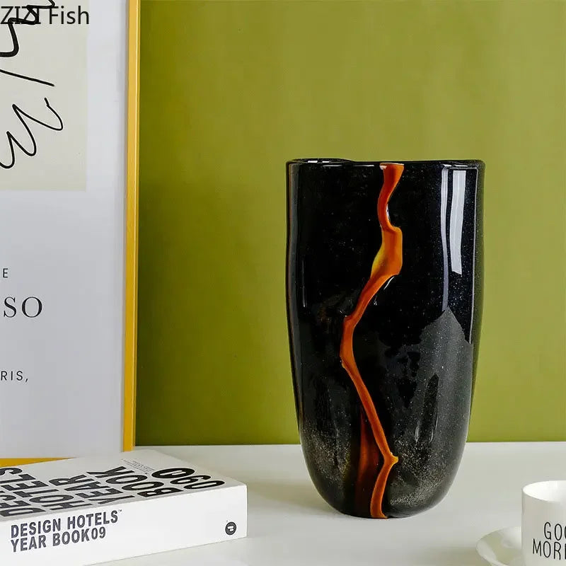 Afralia™ Glass Vase Hydroponics Desk Decoration Modern Home Decor