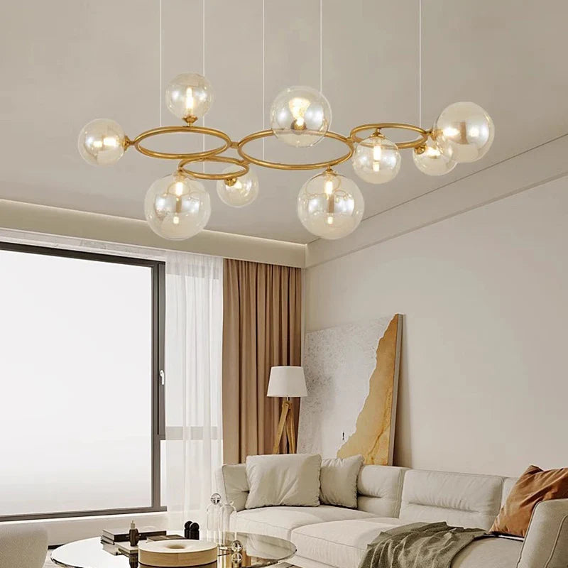 Afralia™ Nordic Dining Room Pendant Light Chandelier for Living Room