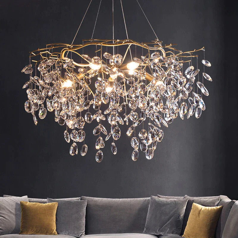 Afralia™ Nordic LED Branch Chandeliers: Luxury Pendant Lighting for Home Decoration