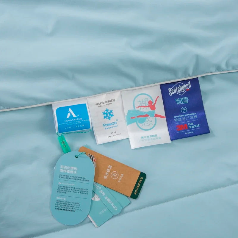 Afralia™ Ice Silk Cooling Blanket: Double-Sided Super Cooling Comforter for a Cool Summer
