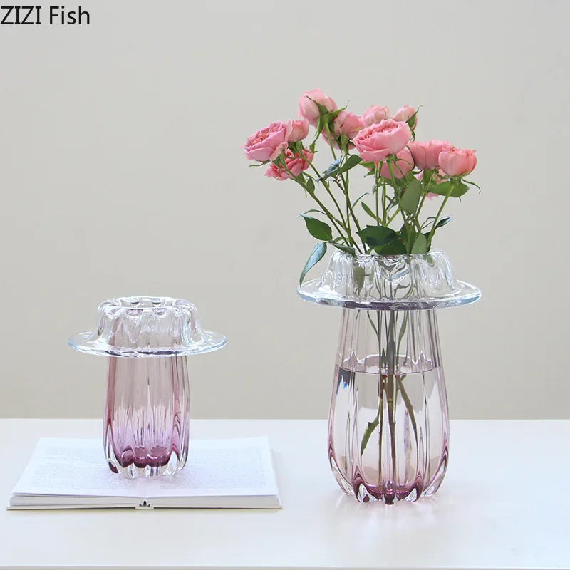 Afralia™ Glass Vase Hydroponics Table Decoration Flowers Arrangement Room Decor