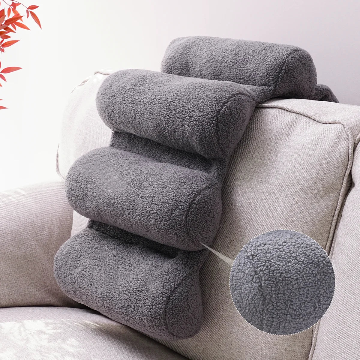 Afralia™ Lumbar Support Pillow - Adjustable Back Support for Office Chair