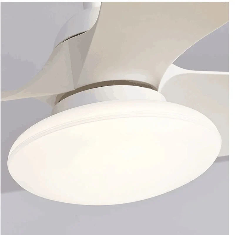 Afralia™ Ceiling Fan Lamp with Remote Control and Reversible LED Lights