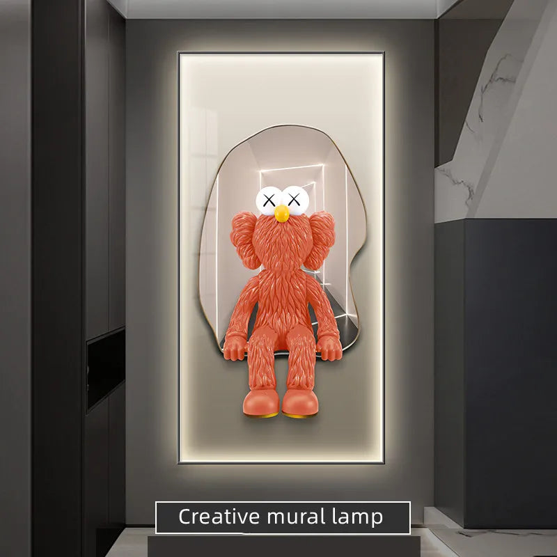 Afralia™ LED Wall Lamp for Modern Creative Wall Decoration in Bedrooms, Living Rooms, and More