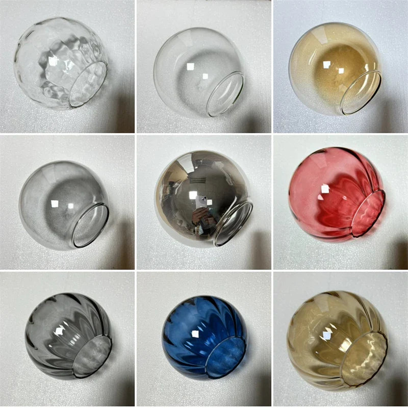 Afralia™ Stained Glass Ball Pendant Lamp for Elegant Wall Décor