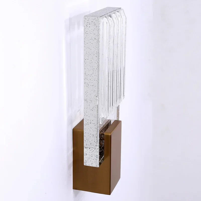 Afralia™ Light Water Ripple Glass Wall Lamp: Modern Luxury Indoor Lighting for Home Decor