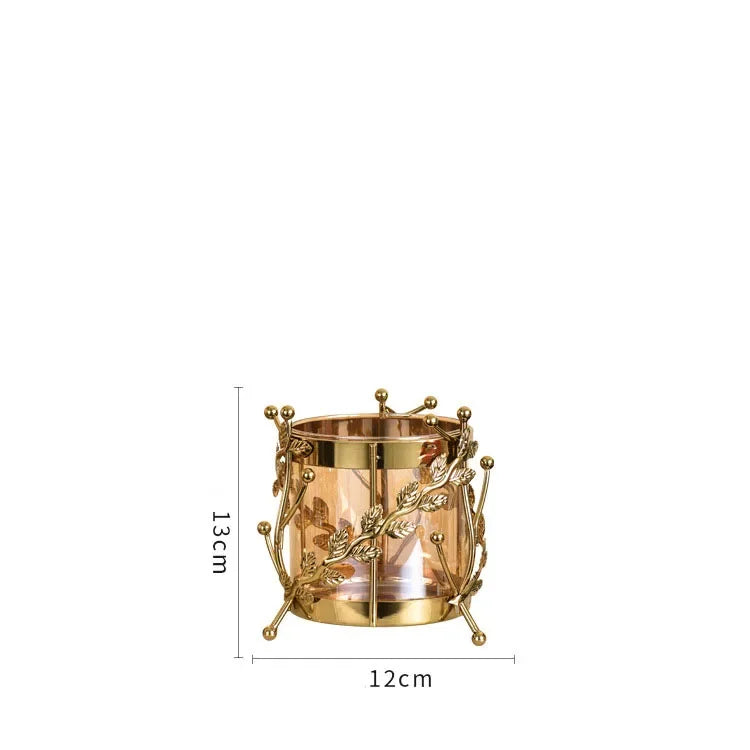 Afralia™ Gilded Tree Branch Glass Vase for Stylish Flower Arrangement