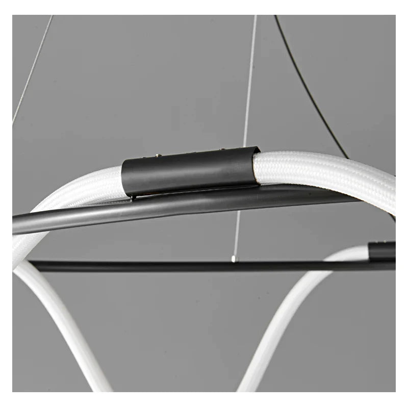 Afralia™ Luxe Ring Chandelier: Modern, Simple, Elegant Lighting for Home, Restaurant, and Bar