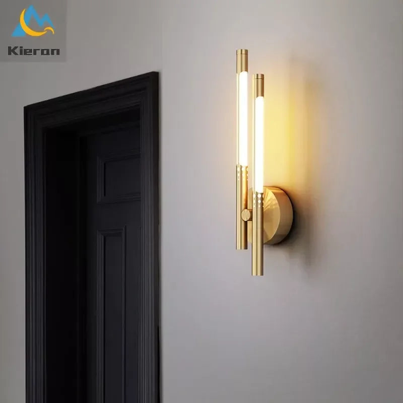 Afralia™ LED Cylinder Wall Lamp for Home Decor and Bright Lighting