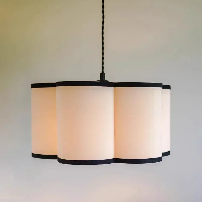 Nordic Fabric Pendant Light for Home Decor by Afralia™ - Indoor Chandelier Fixture