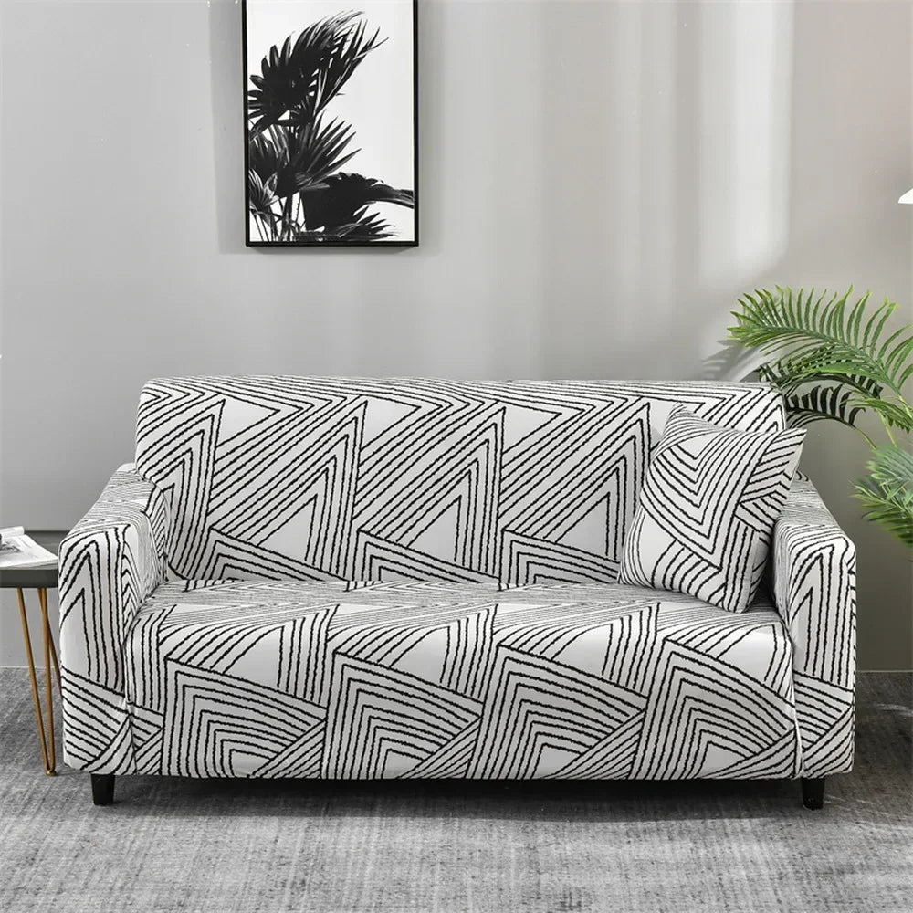 Afralia™ Solid Stretch Sofa Cover Slipcover Spandex Couch Protector Decoration