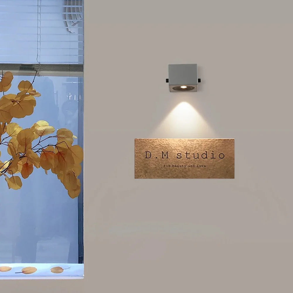 Afralia™ Waterproof LED Wall Lamp Double Head Spotlight Garden Light