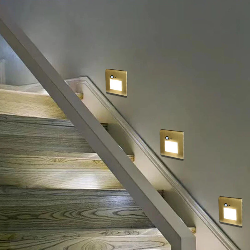 Afralia™ Motion Sensor Embedded Wall Lamps for Stairs and Nursery