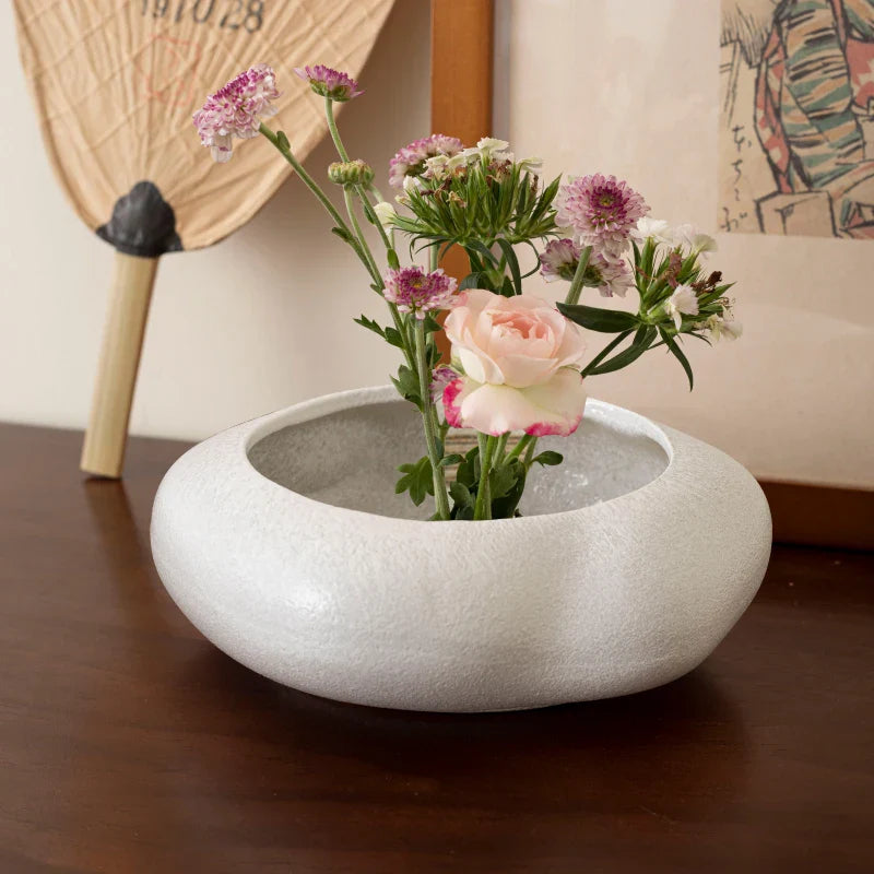 Afralia™ Ceramic Flowerpot Vase | Home Decor Floral Arrangement Tool & Terrarium Accessory
