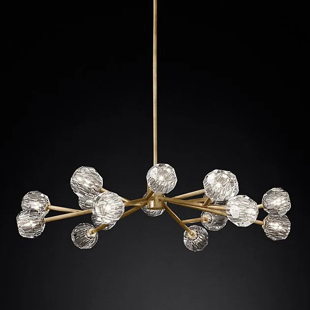 Afralia™ Crystal Gold Chandelier: Luxury Lighting Fixture for Kitchen, Modern Design & High-Quality Craftsmanship