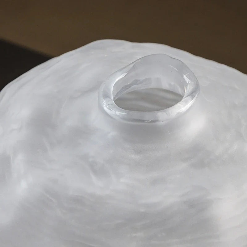 Afralia™ Glass Pleats Vase for Hydroponics and Flower Arrangement