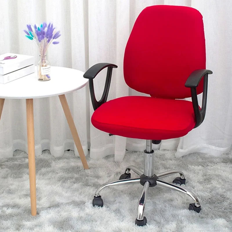 Afralia™ Printed Spandex Chair Cover: Universal Office Chair Protector for Comfort and Style