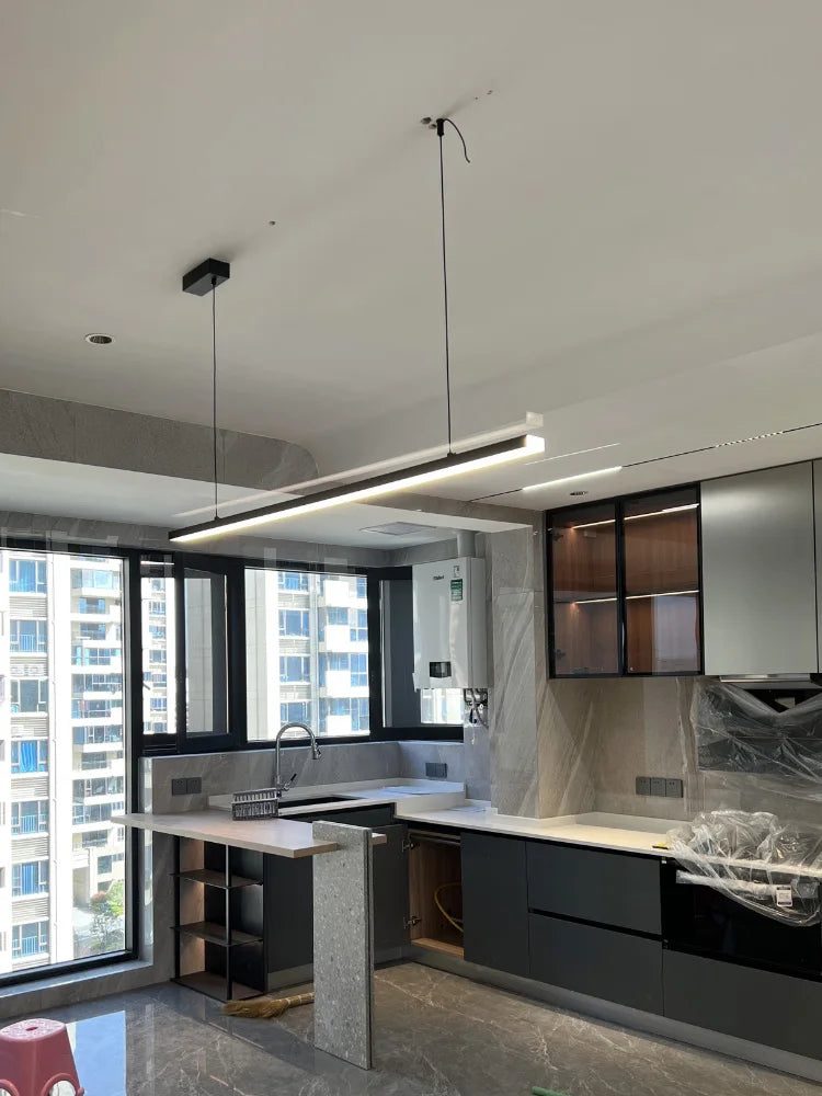 Afralia™ LED Chandelier for Modern Nordic Minimalist Style Dining Room and Kitchen