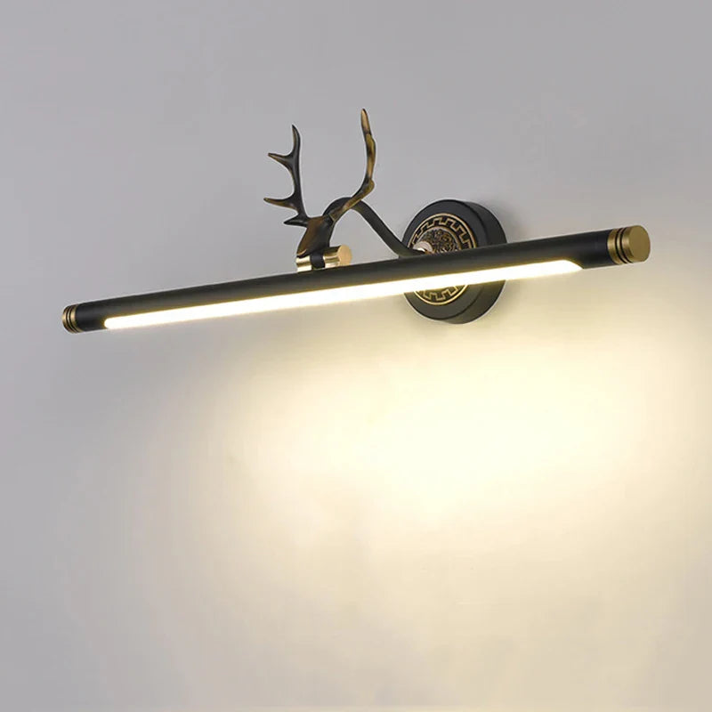 Afralia™ Antler 8W LED 46CM Mirror Light Sconce for Bedroom and Bathroom