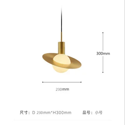 Afralia™ Glass Ball LED Pendant Light: Modern Moon Design for Stylish Home Decor