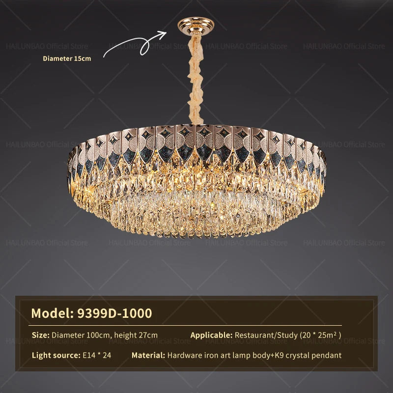 Afralia™ Crystal Chandelier: Modern Luxury for Living Room, Bedroom, Dining Room