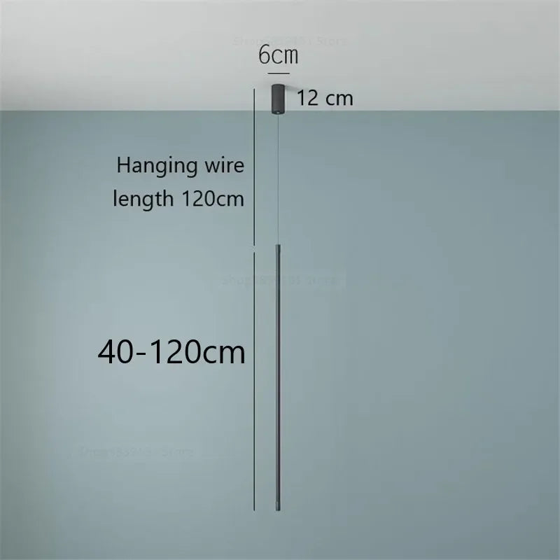 Afralia™ Nordic Pendant Lights LED Kitchen Bedroom Minimalist Hanging Lamps