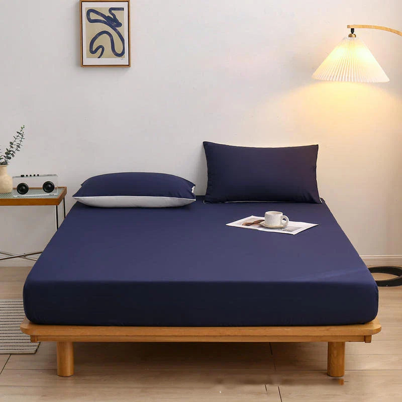 Afralia™ Soft Skin-Friendly 360° Fitted Bed Sheet with Elastic Band - Durable & Dapper