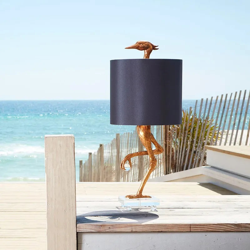 Afralia™ Ostrich Table Lamp - Unique American Bird Light for Home Decor