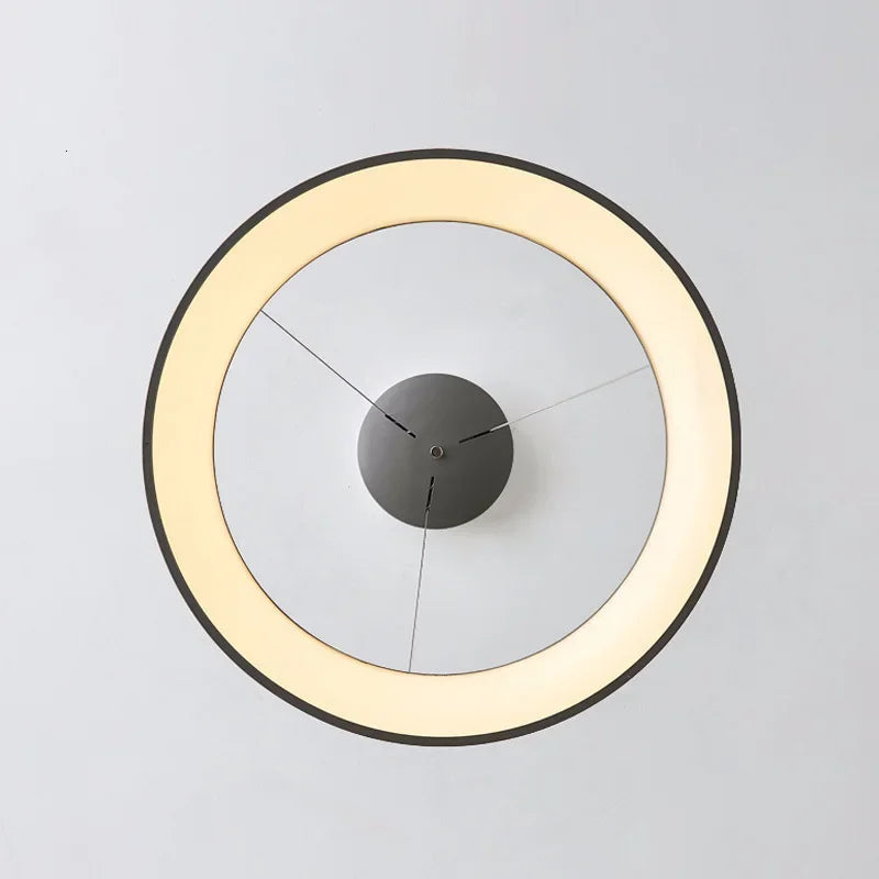 Afralia™ Circle LED Pendant Light Modern Chandeliers for Home Decor and Dining Room