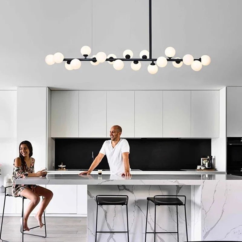 Afralia™ Modern LED Pendant Light Chandeliers for Living and Dining Room