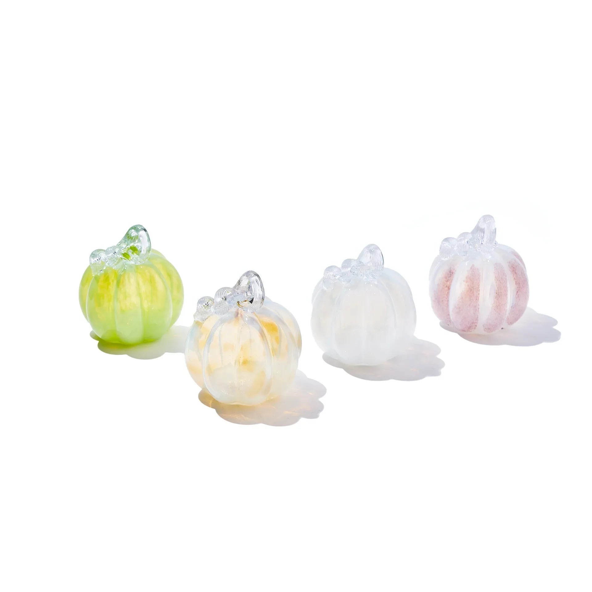 Afralia™ Gradient Glass Pumpkin Decorative Figurine for Home Decoration
