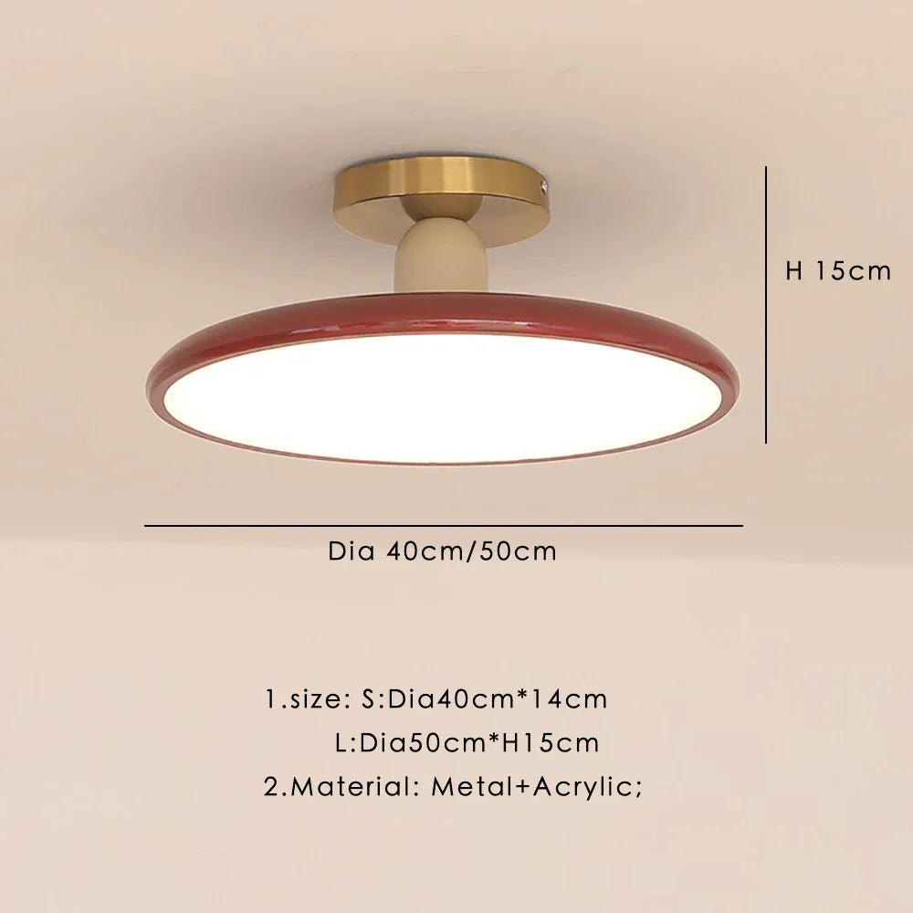 Afralia™ Colorful Modern LED Ceiling Light - Nordic Design Chandelier for Living Room & Bedroom