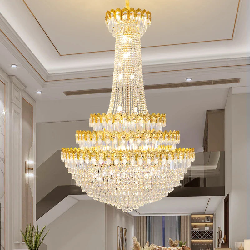 Afralia™ Crystal Chandelier: Luxury European Living Room Main Light 2024 Elegant Design