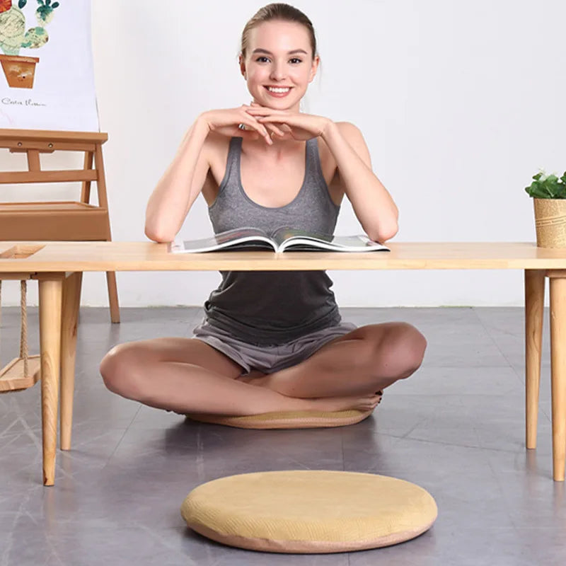 Afralia™ Soft Memory Foam Office Chair Cushion - Non-slip Velvet Seat Cushion
