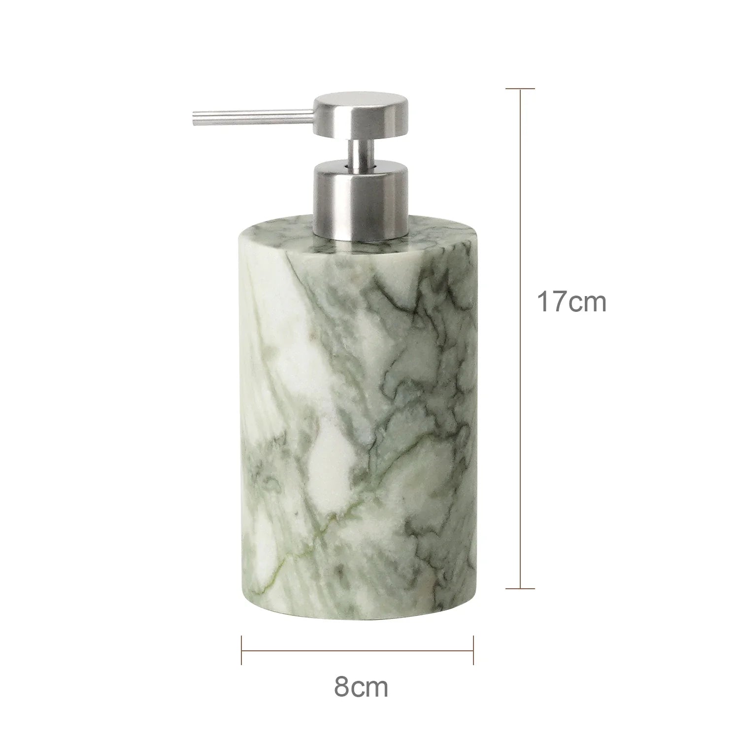 Afralia™ Emerald Marble Bathroom Set Luxury Accessories Vanity Tray & Reed Diffuser