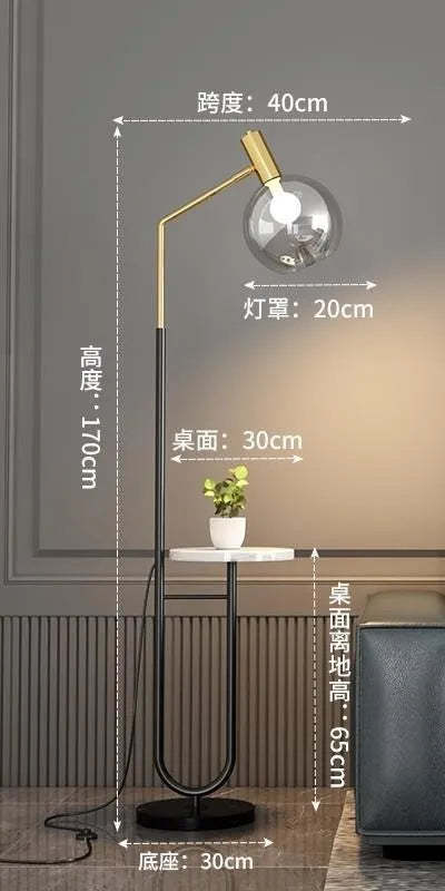 Afralia™ Nordic LED Floor Lamp - Modern Minimalist Light Luxury for Elegant Home Decor