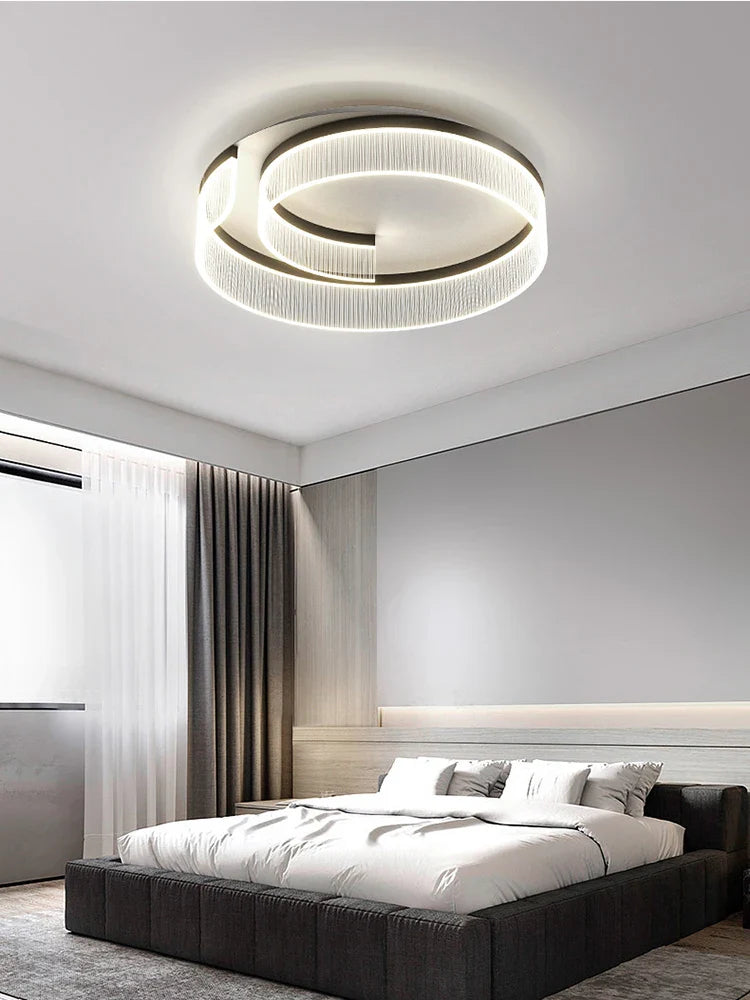 Afralia™ LED Chandelier: Modern Luxur Ceiling Lighting for Living Room, Bedroom, Kitchen, Study