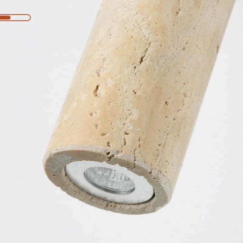 Afralia™ Yellow Travertine LED Wall Lamp Sconce Adjustable Stair Light Fixtures