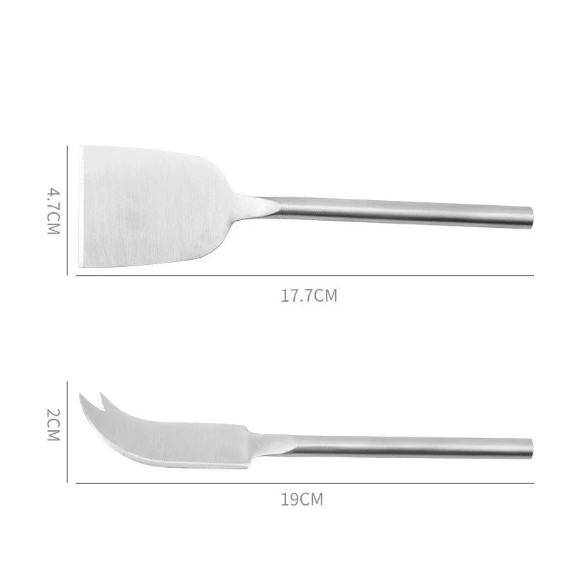 Afralia™ Stainless Steel Cheese Knives Set for Multi-Use Slicing and Serving