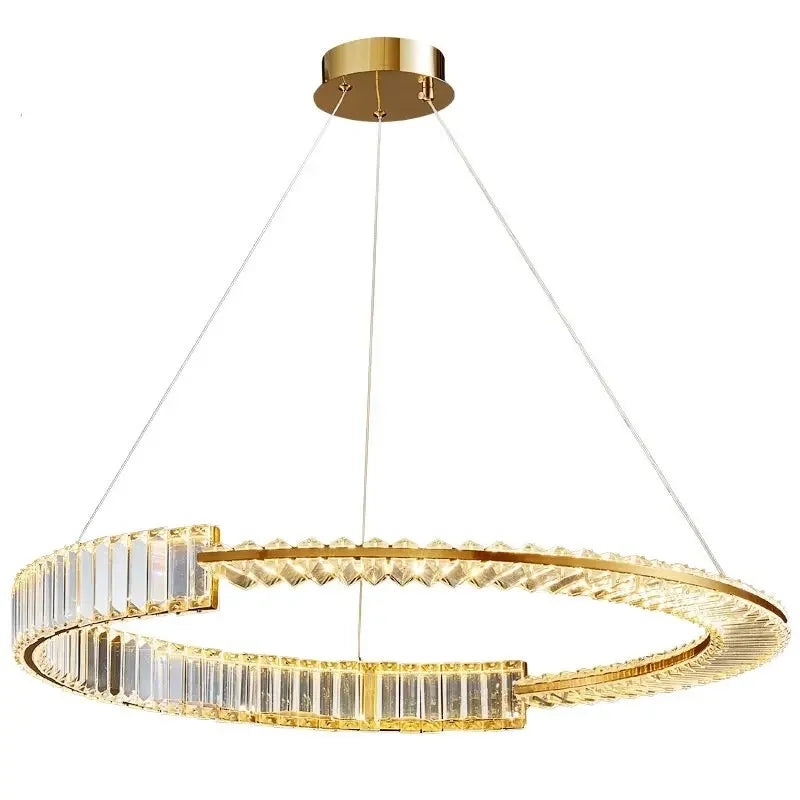 Afralia™ Crystal LED Chandelier 2025: Elegant Ceiling Light for Home, Hotel & Kitchen